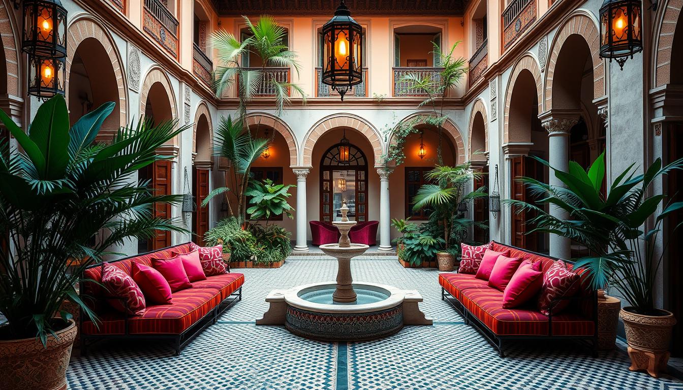 luxury accommodations in Morocco