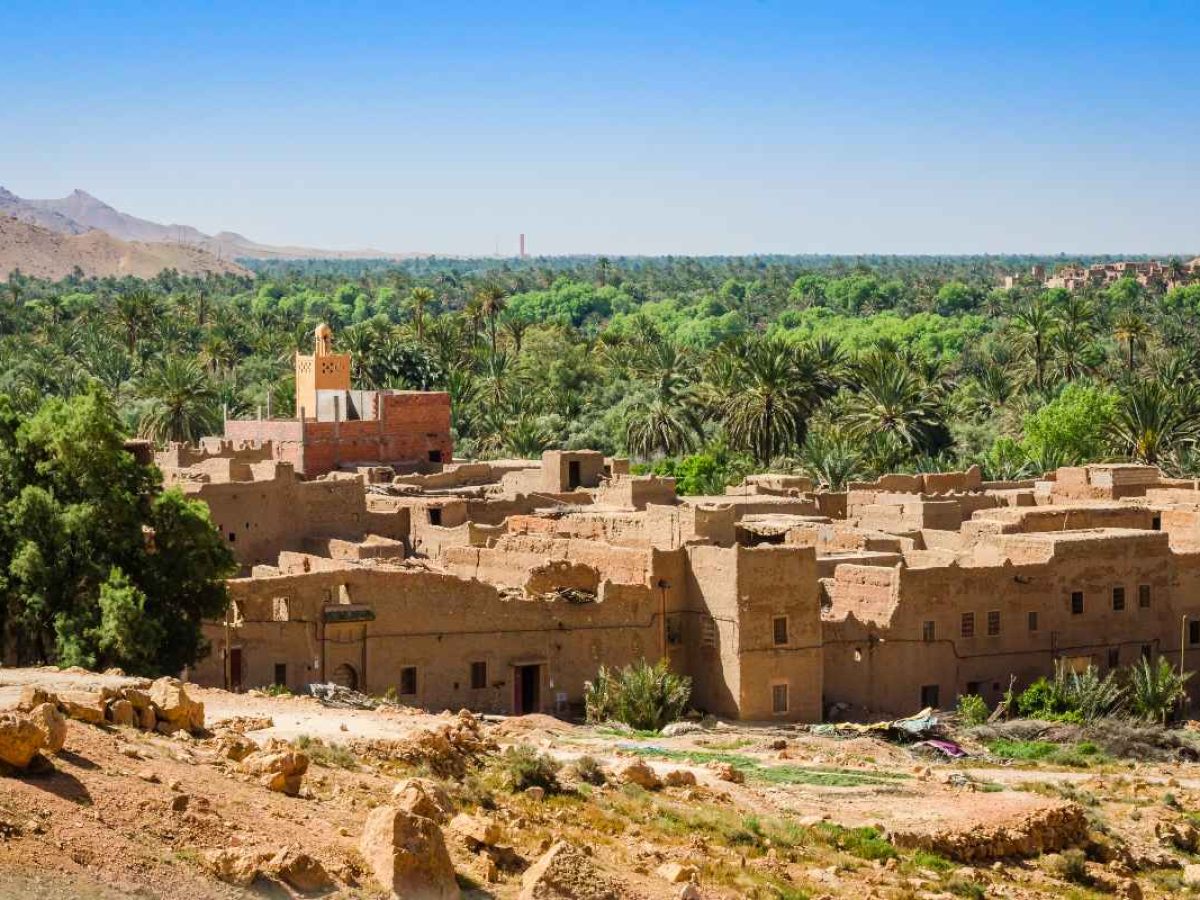 Kasbah en el valle del Ziz