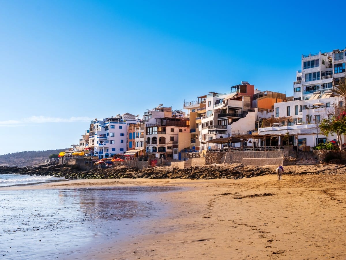 Taghazout y la costa atlántica desde Agadir