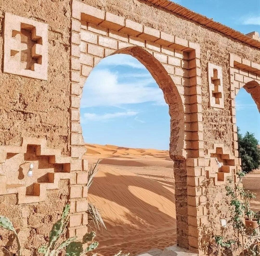 Dunas del desierto de Marruecos