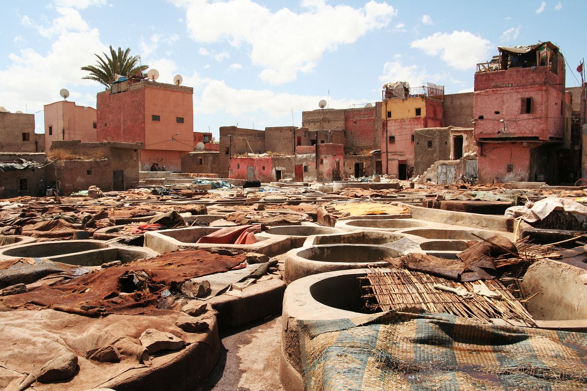 Curtidurías tradicionales de Marrakech