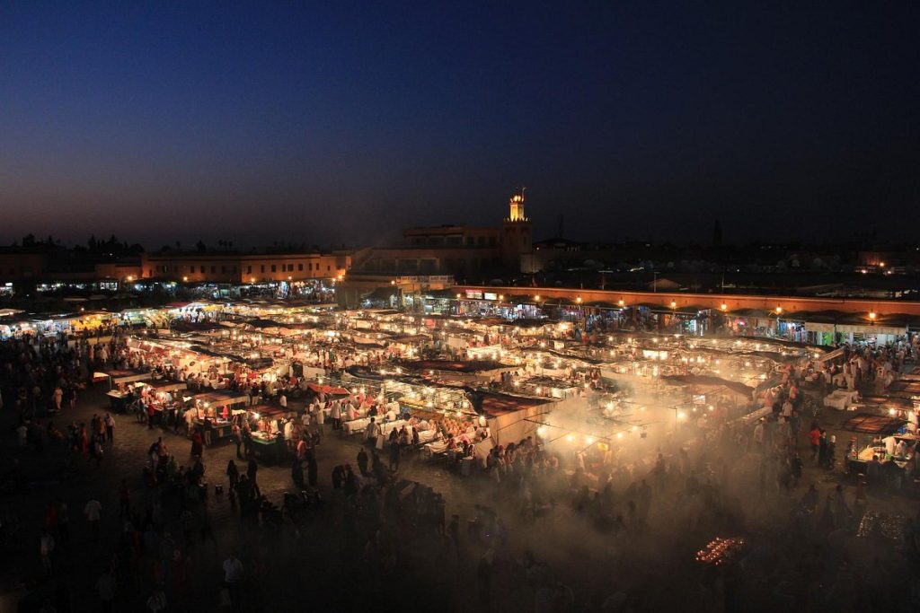 Calles de la medina de Marrakech